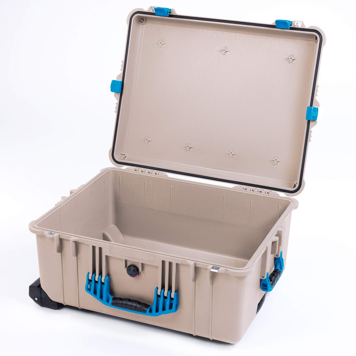 Pelican 1620 Case, Desert Tan with Blue Handles &amp; Latches ColorCase 