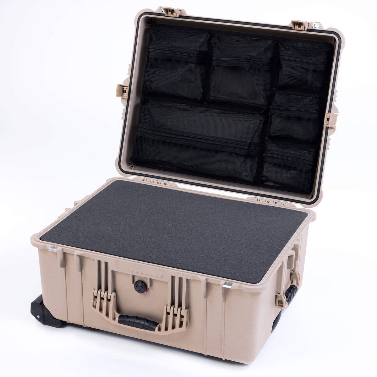 Pelican 1620 Case, Desert Tan (Push-Button Latches) ColorCase 