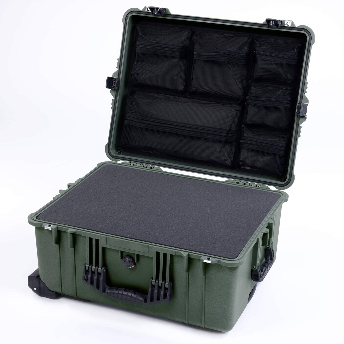 Pelican 1620 Case, OD Green with Black Handles &amp; TSA Locking Latches ColorCase 