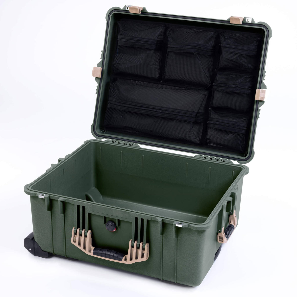 Pelican 1620 Case, OD Green with Desert Tan Handles &amp; Latches ColorCase 