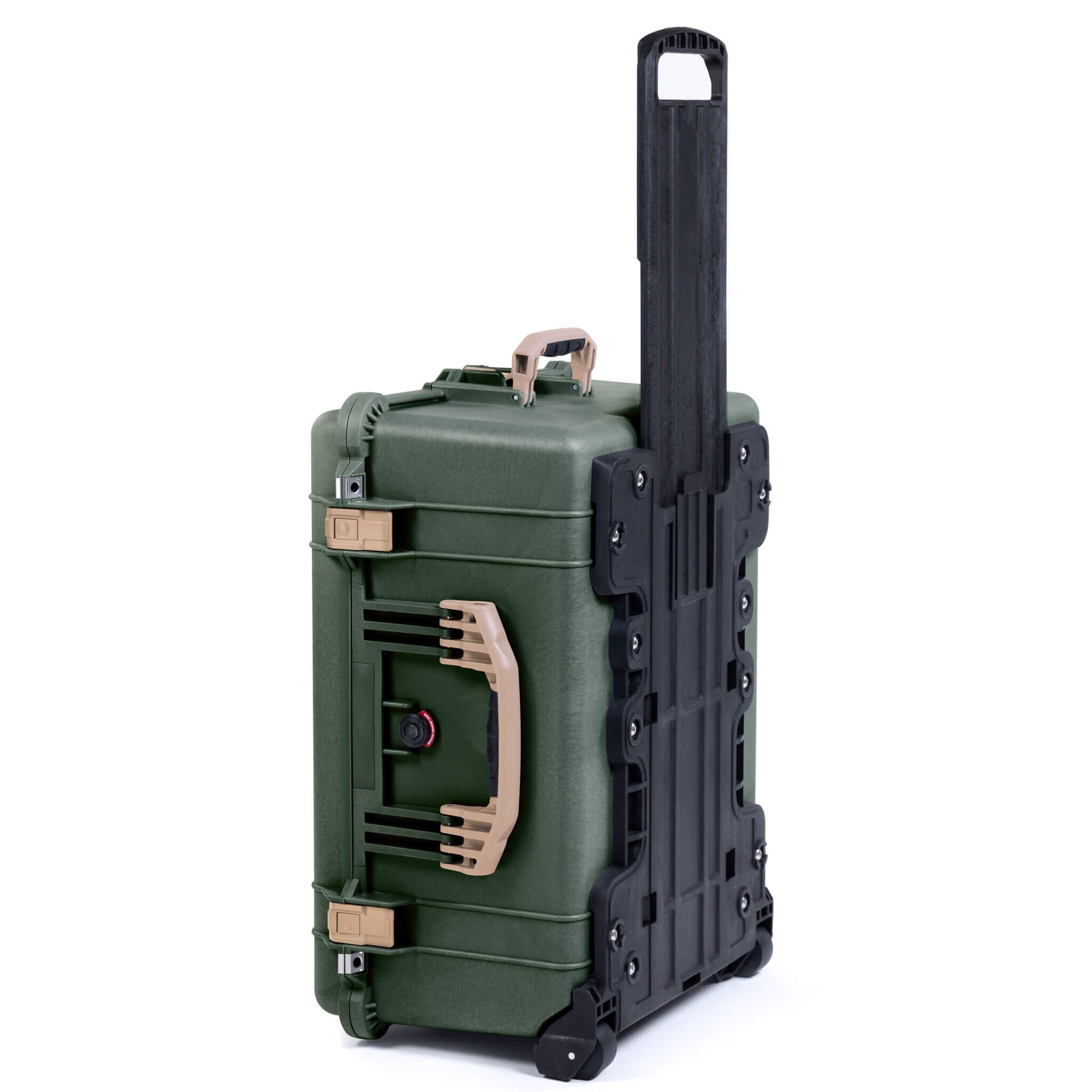 Pelican 1620 Case, OD Green with Desert Tan Handles & Push-Button Latches ColorCase