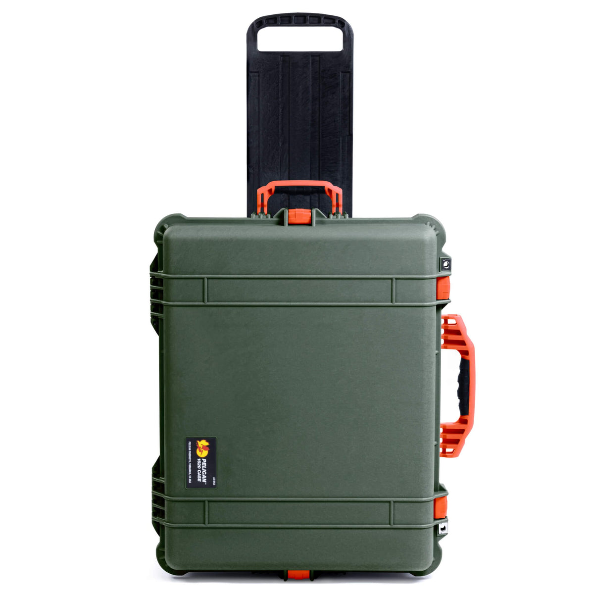 Pelican 1620 Case, OD Green with Orange Handles &amp; Latches ColorCase 