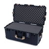 Pelican 1626 Air Case, Black with Desert Tan Handles & Latches Pick & Pluck Foam with Convolute Lid Foam ColorCase 016260-0001-110-311
