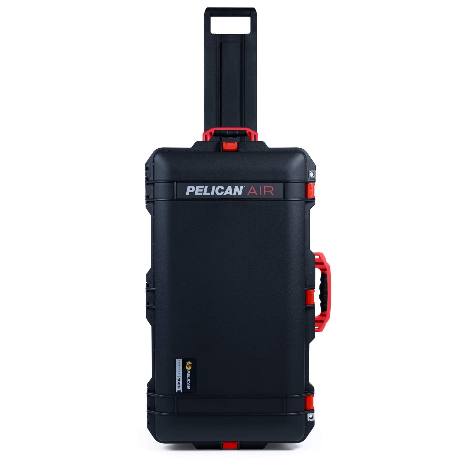 Pelican 1626 Air Case, Black with Red Handles & Latches ColorCase 