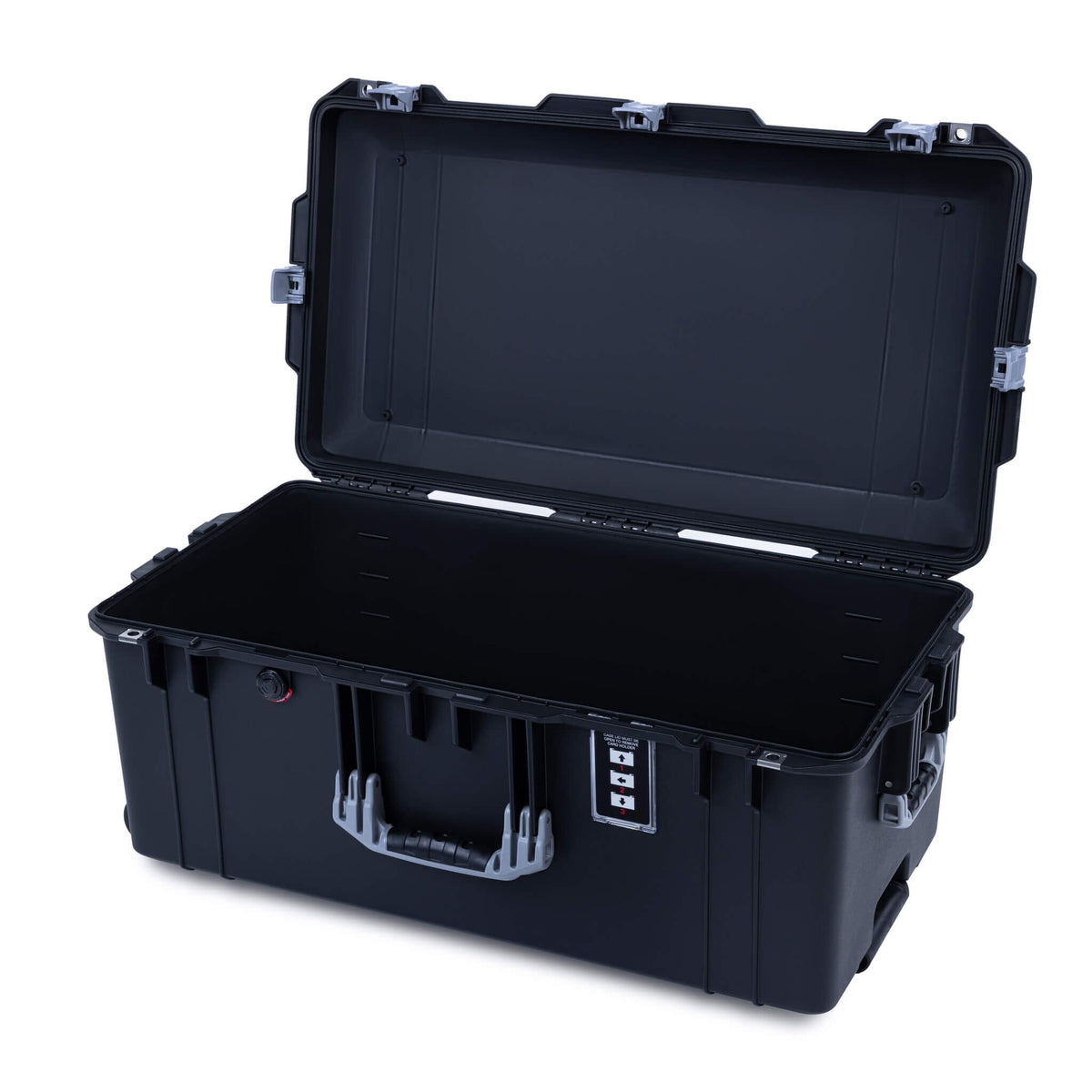 Pelican 1626 Air Case, Black with Silver Handles &amp; Latches None (Case Only) ColorCase 016260-0000-110-181