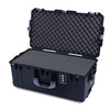 Pelican 1626 Air Case, Black with Silver Handles & Latches Pick & Pluck Foam with Convolute Lid Foam ColorCase 016260-0001-110-181