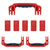 Pelican 1637 Air Replacement Handles & Latches, Red (Set of 3 Handles, 5 Latches) ColorCase 