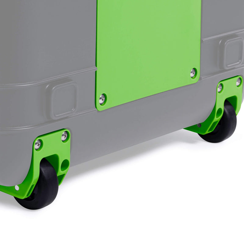 Pelican 1637 Air Replacement Trolley & Wheel Assembly, Lime Green ColorCase 