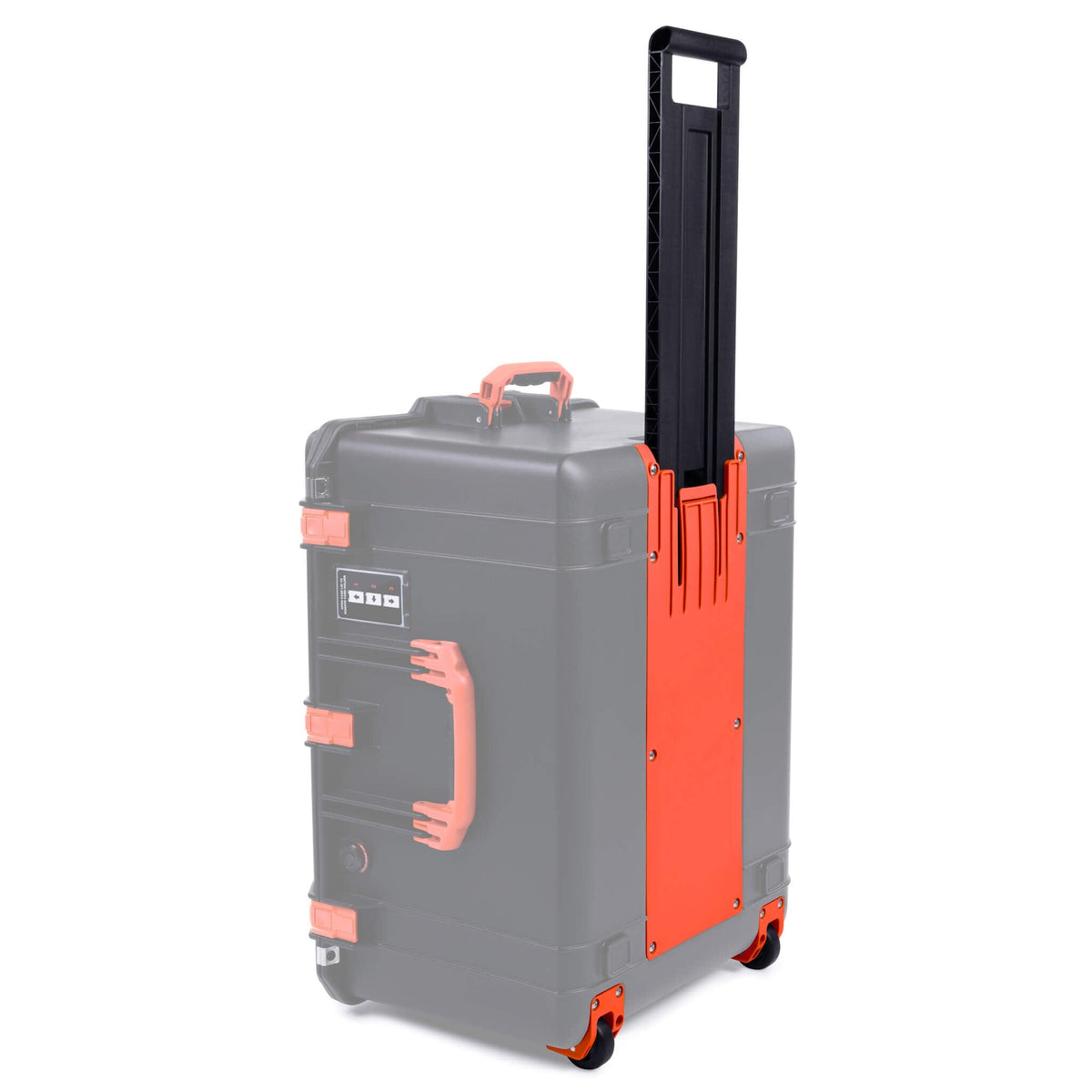 Pelican 1637 Air Replacement Trolley &amp; Wheel Assembly, Orange ColorCase 