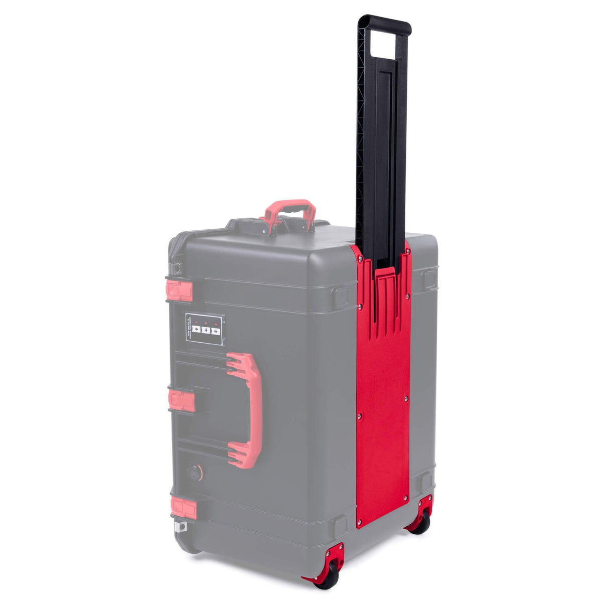 Pelican 1637 Air Replacement Trolley &amp; Wheel Assembly, Red ColorCase 
