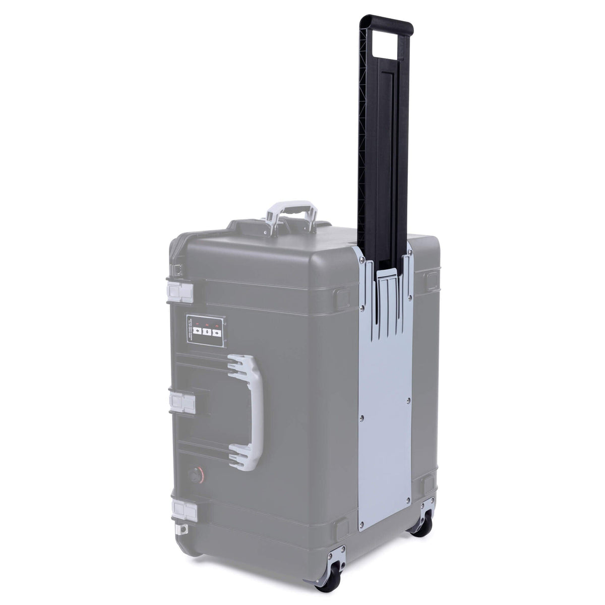 Pelican 1637 Air Replacement Trolley &amp; Wheel Assembly, Silver ColorCase 