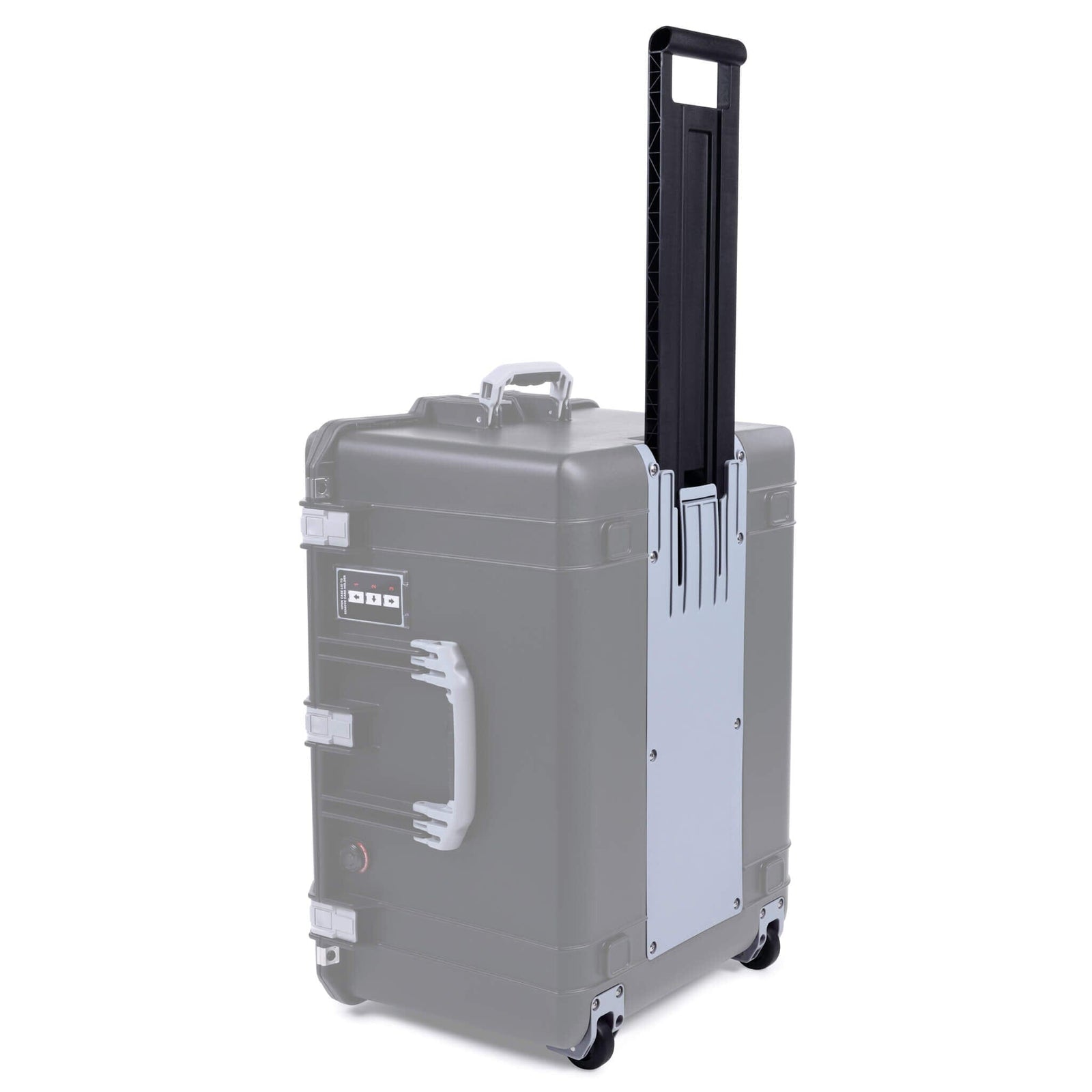 Pelican 1637 Air Replacement Trolley & Wheel Assembly, Silver ColorCase 