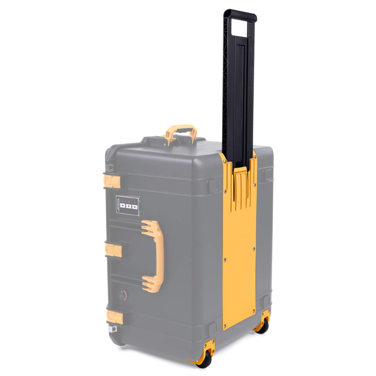 Pelican 1637 Air Replacement Trolley &amp; Wheel Assembly, Yellow ColorCase 