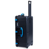 Pelican 1646 Air Case, Black with Blue Handles & Latches ColorCase