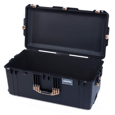 Pelican 1646 Air Case, Black with Desert Tan Handles & Latches Empty (Case Only) ColorCase 016460-0000-110-311