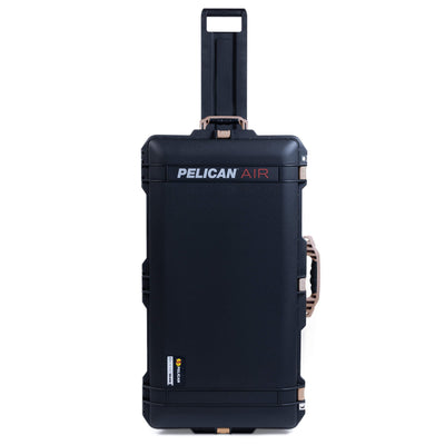 Pelican 1646 Air Case, Black with Desert Tan Handles & Latches ColorCase