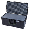 Pelican 1646 Air Case, Black with OD Green Handles & Latches Pick & Pluck Foam with Convoluted Lid Foam ColorCase 016460-0001-110-131
