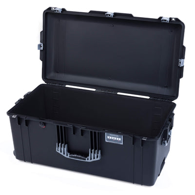 Pelican 1646 Air Case, Black with Silver Handles & Latches Empty (Case Only) ColorCase 016460-0000-110-181