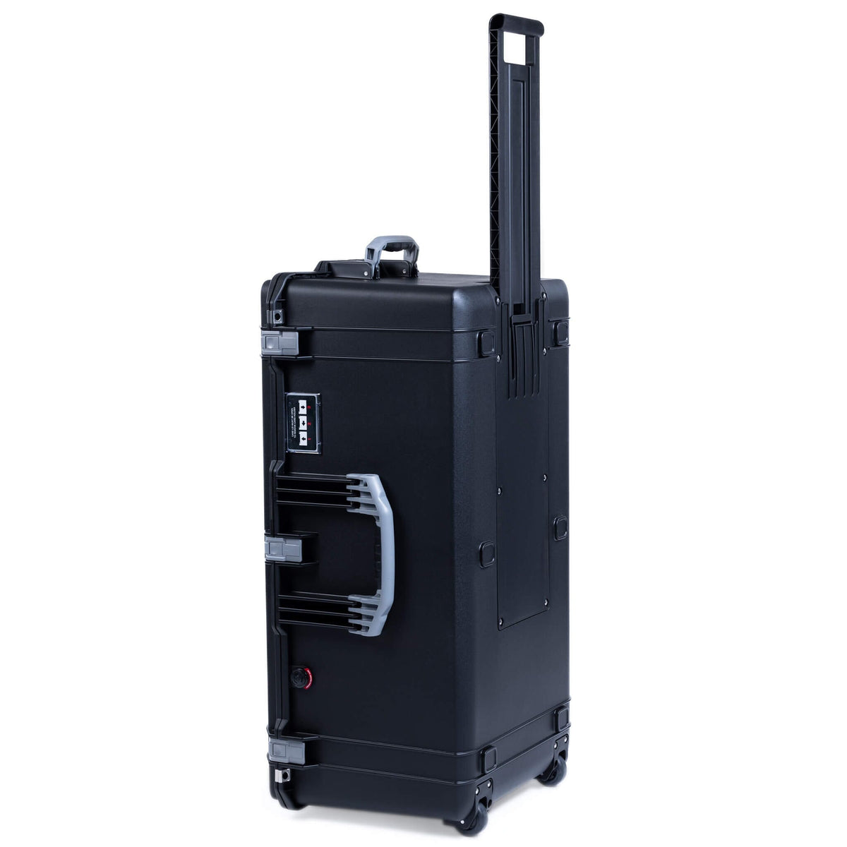 Pelican 1646 Air Case, Black with Silver Handles &amp; Latches ColorCase 