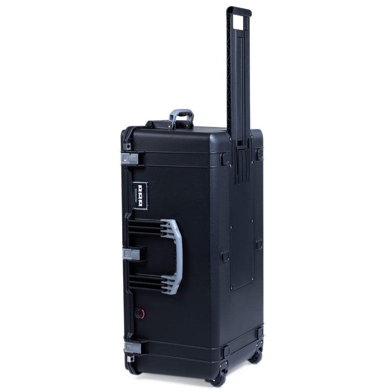 Pelican 1646 Air Case, Black with Silver Handles & Latches ColorCase 