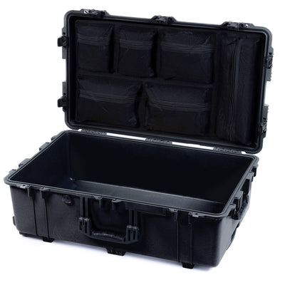 Pelican 1650 Case, Black (Push-Button Latches) Mesh Lid Organizer Only ColorCase 016500-0100-110-111