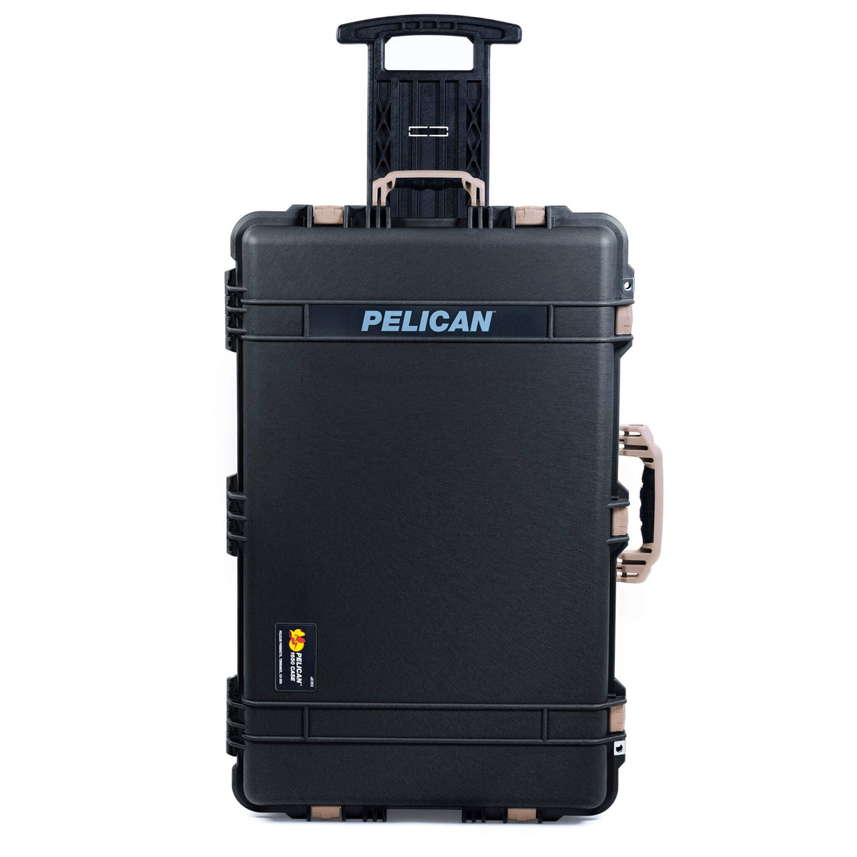 Pelican 1650 Case, Black with Desert Tan Handles &amp; Latches ColorCase 