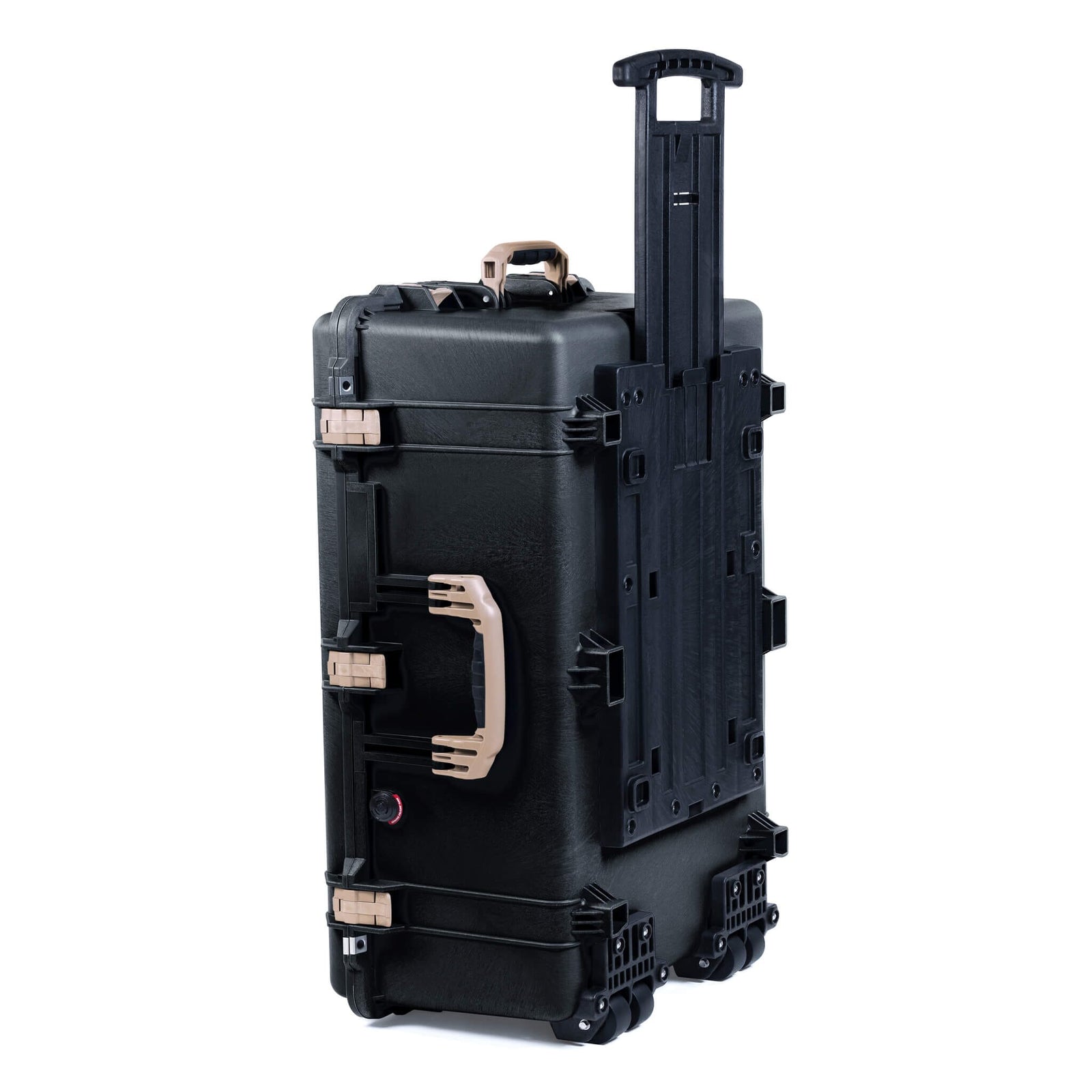 Pelican 1650 Case, Black with Desert Tan Handles & Latches ColorCase 