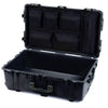 Pelican 1650 Case, Black with OD Green Handles & Push-Button Latches Mesh Lid Organizer Only ColorCase 016500-0100-110-131
