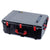 Pelican 1650 Case, Black with Red Handles & Push-Button Latches ColorCase 