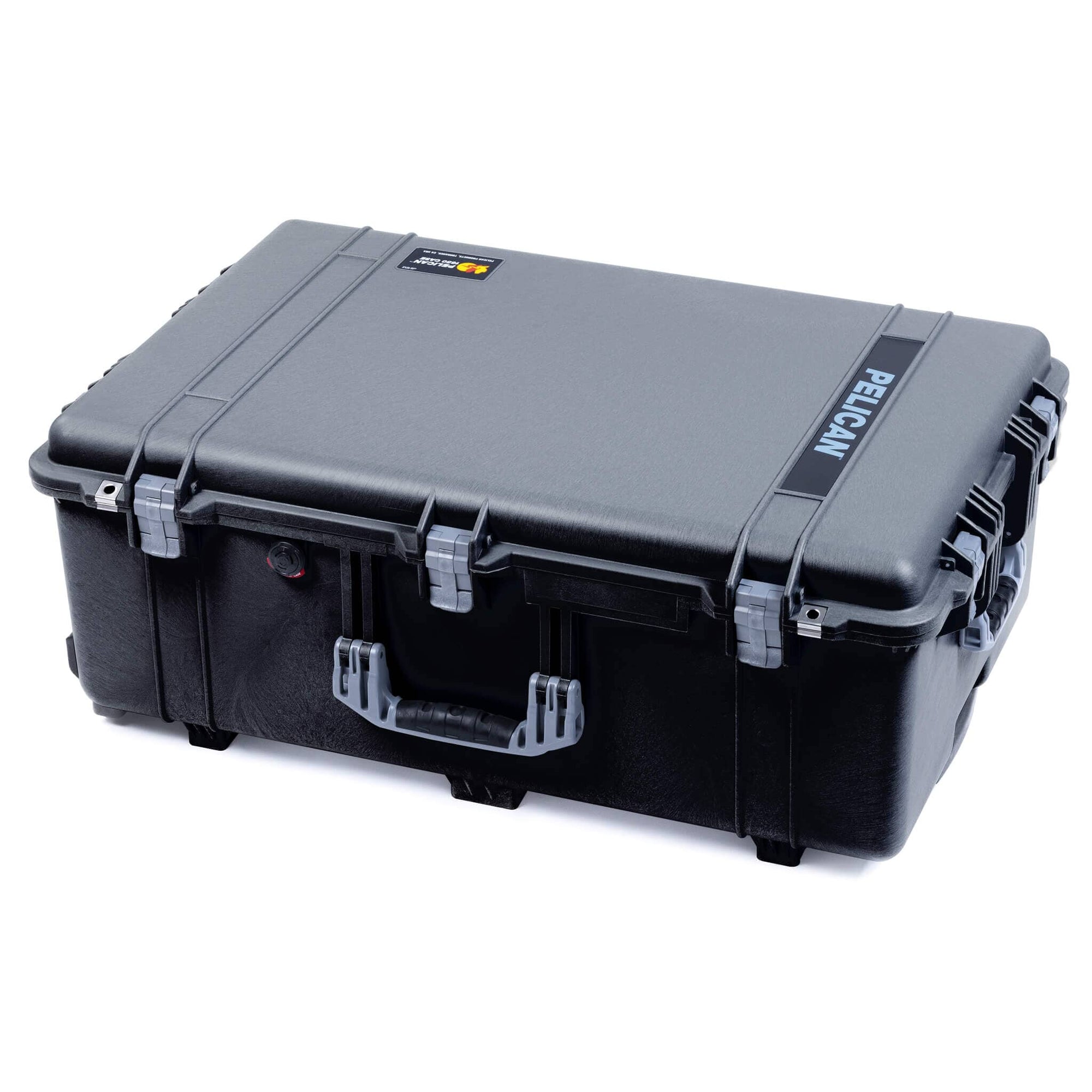 Pelican 1650 Case, Black with Silver Handles & Latches ColorCase 
