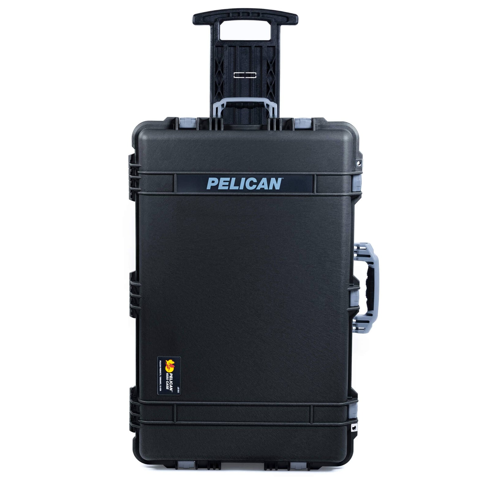 Pelican 1650 Case, Black with Silver Handles & Latches ColorCase 