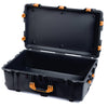Pelican 1650 Case, Black with Yellow Handles & Push-Button Latches None (Case Only) ColorCase 016500-0000-110-241