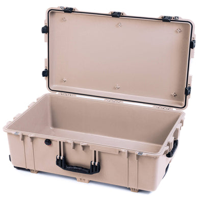 Pelican 1650 Case, Desert Tan with Black Handles & Latches None (Case Only) ColorCase 016500-0000-310-110