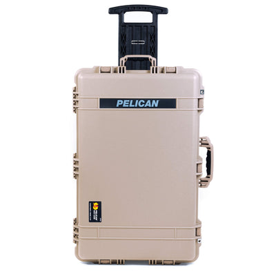 Pelican 1650 Case, Desert Tan (Push-Button Latches) ColorCase
