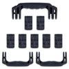 Pelican 1650 Replacement Handles & Latches Set - Black ColorCase