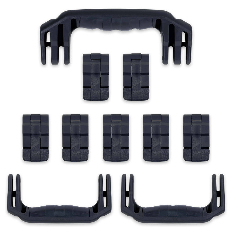Pelican 1650 Replacement Handles & Latches Set - Black ColorCase 