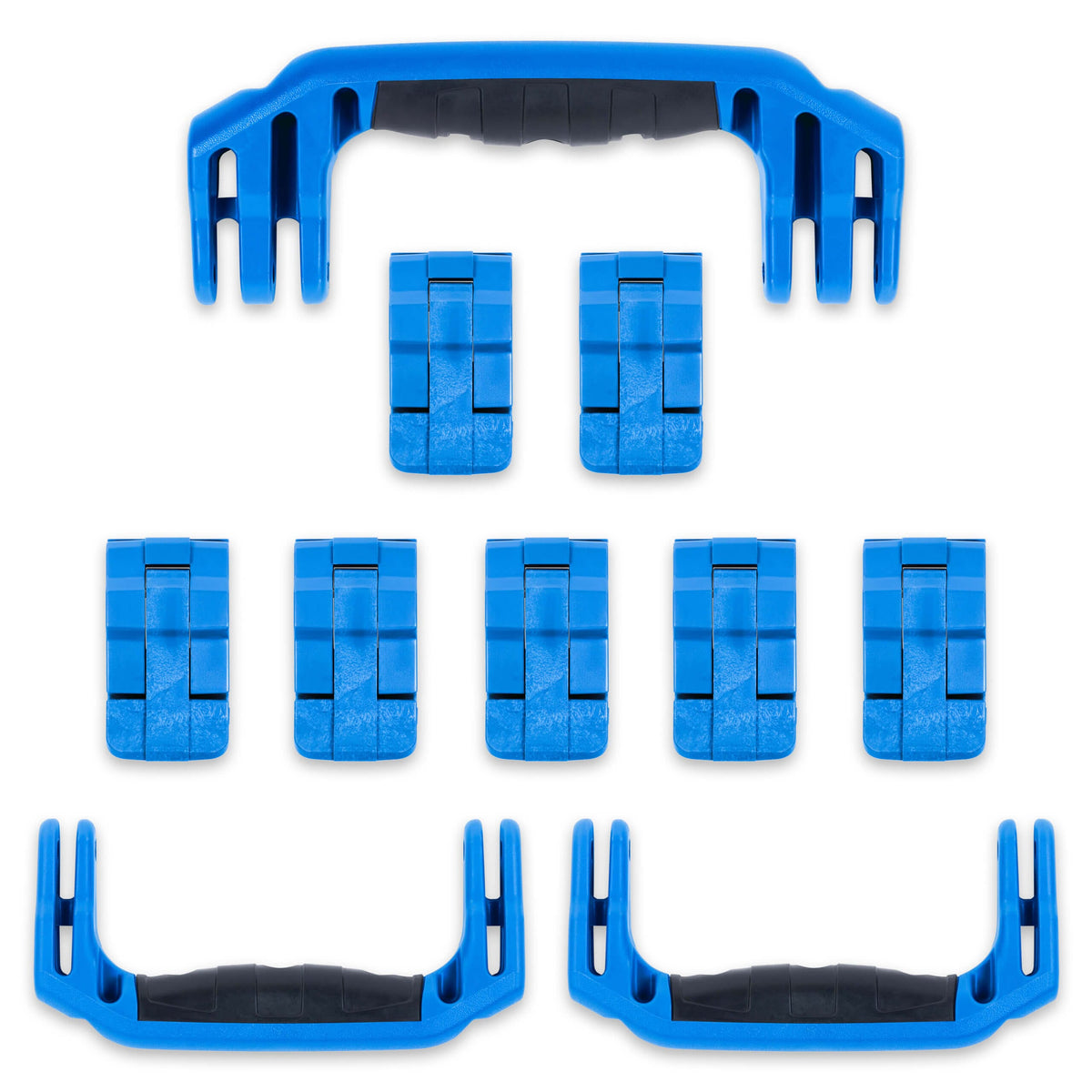 Pelican 1650 Replacement Handles &amp; Latches Set - Blue ColorCase 