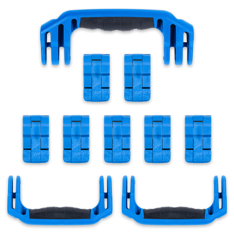 Pelican 1650 Replacement Handles & Latches Set - Blue ColorCase 
