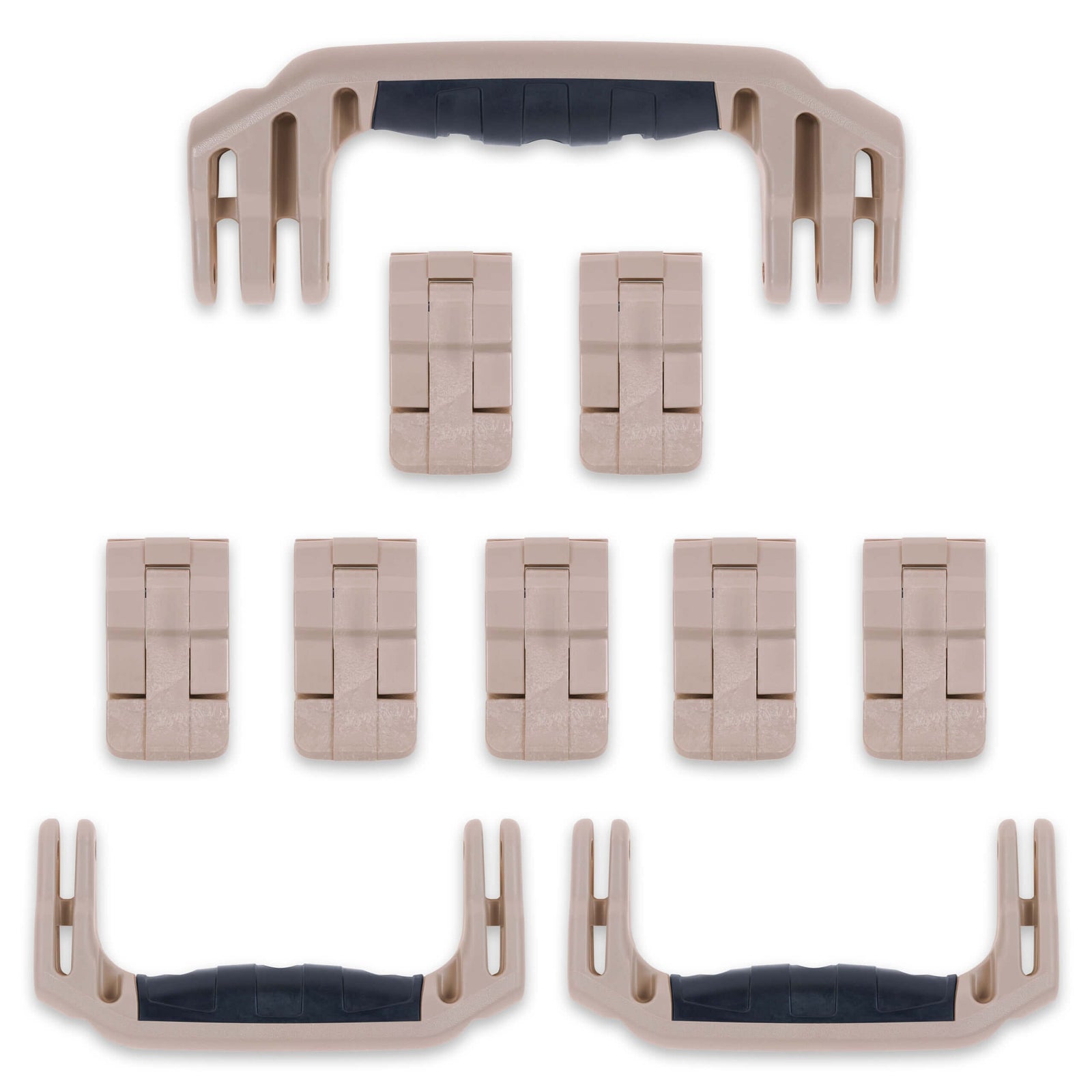 Pelican 1650 Replacement Handles & Latches Set - Desert Tan ColorCase 