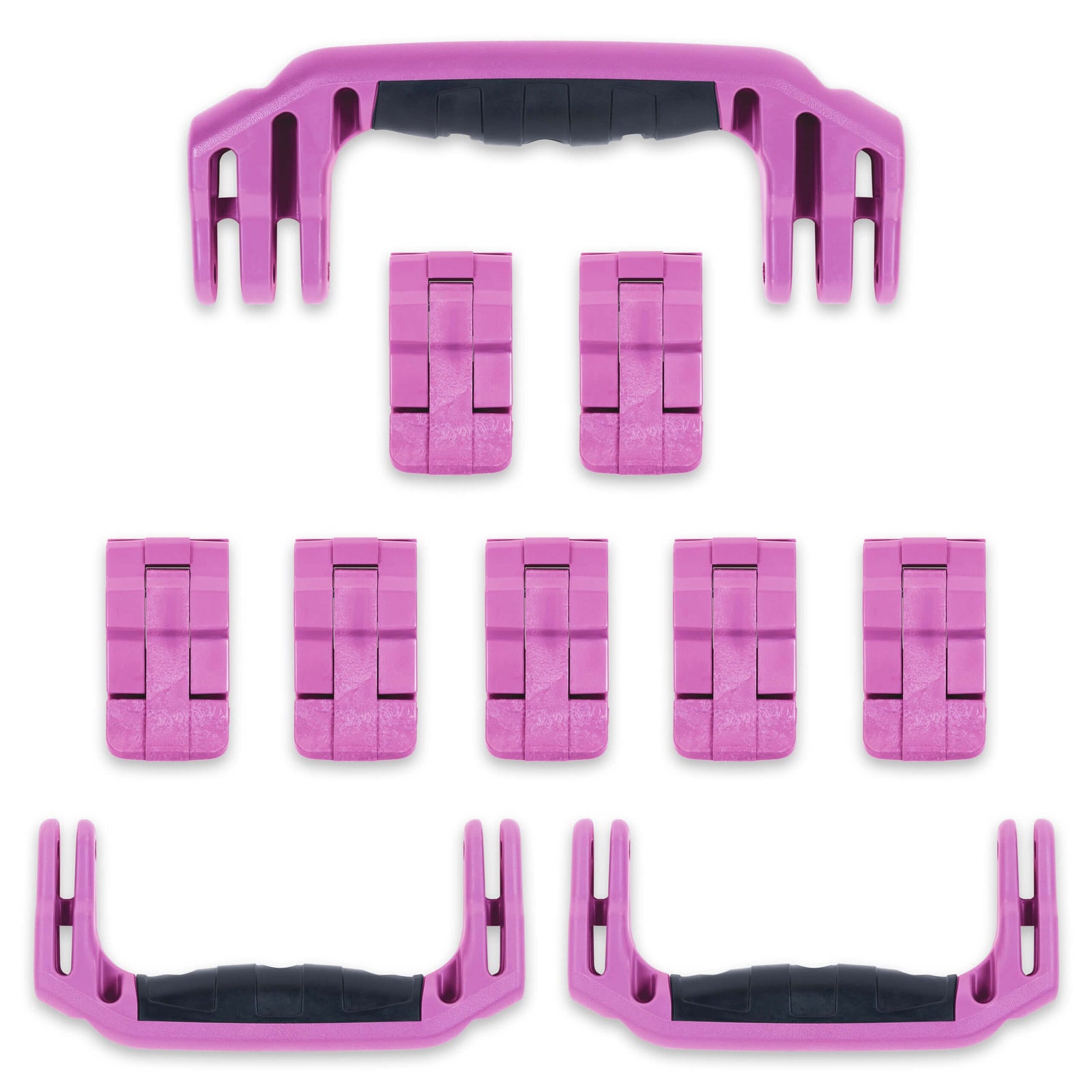 Pelican 1650 Replacement Handles & Latches Set - Magenta ColorCase 