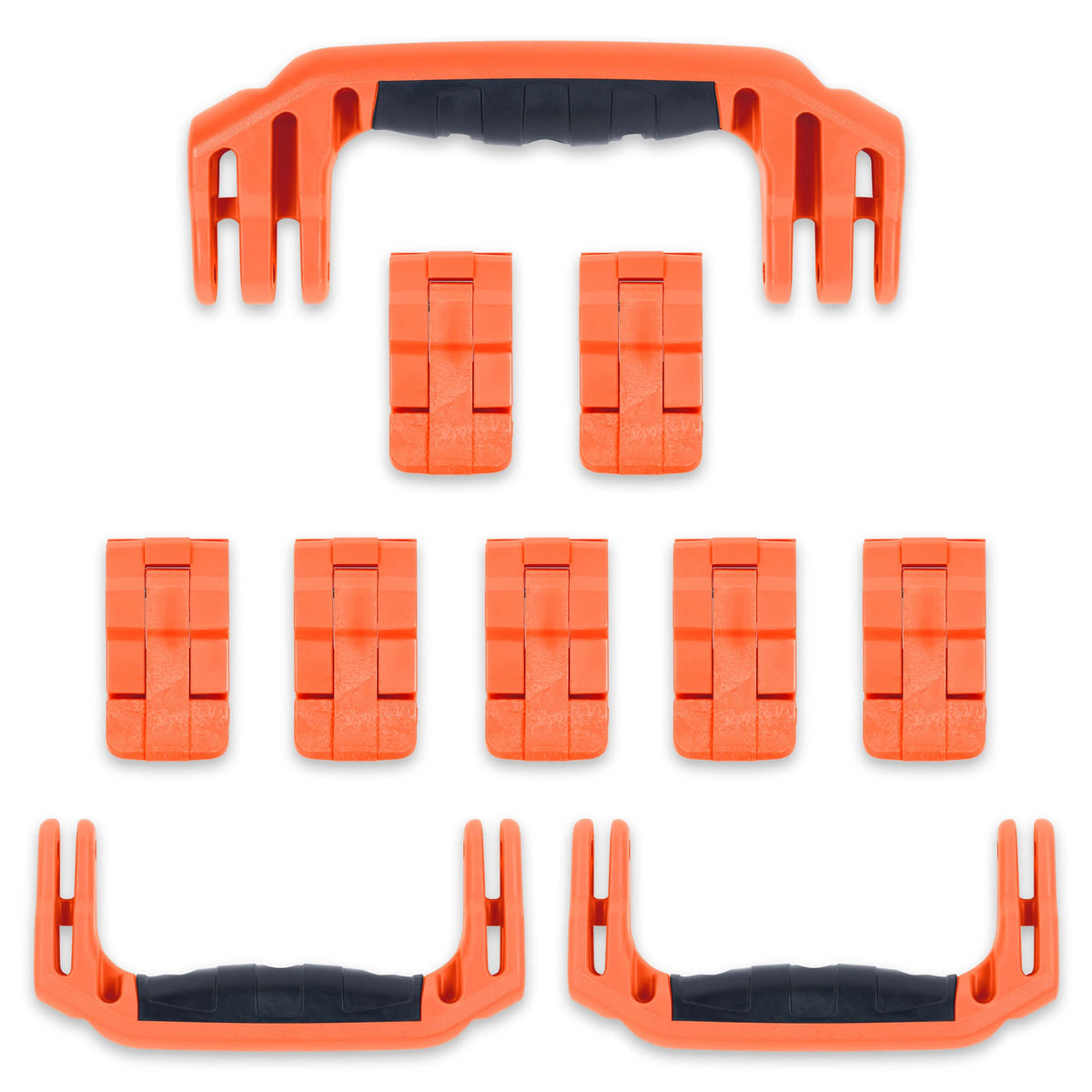 Pelican 1650 Replacement Handles &amp; Latches Set - Orange ColorCase 