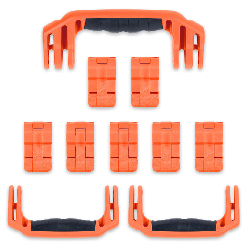 Pelican 1650 Replacement Handles & Latches Set - Orange ColorCase 