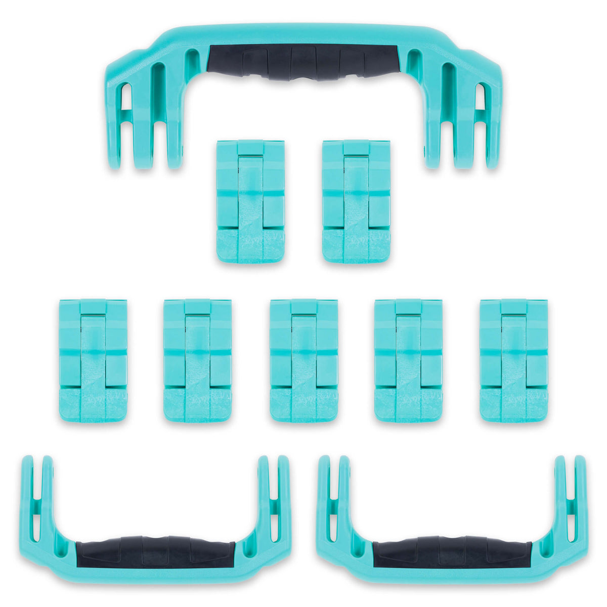 Pelican 1650 Replacement Handles &amp; Latches Set - Teal ColorCase 