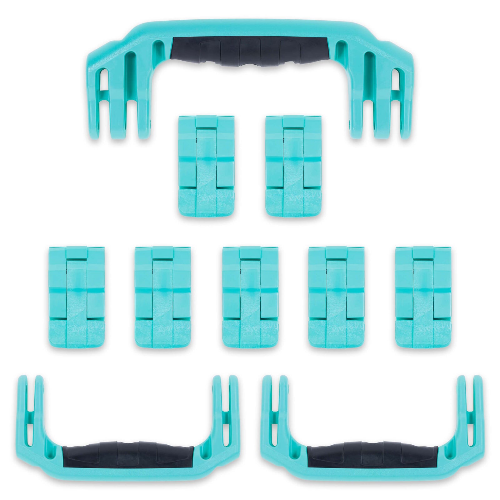 Pelican 1650 Replacement Handles & Latches Set - Teal ColorCase 