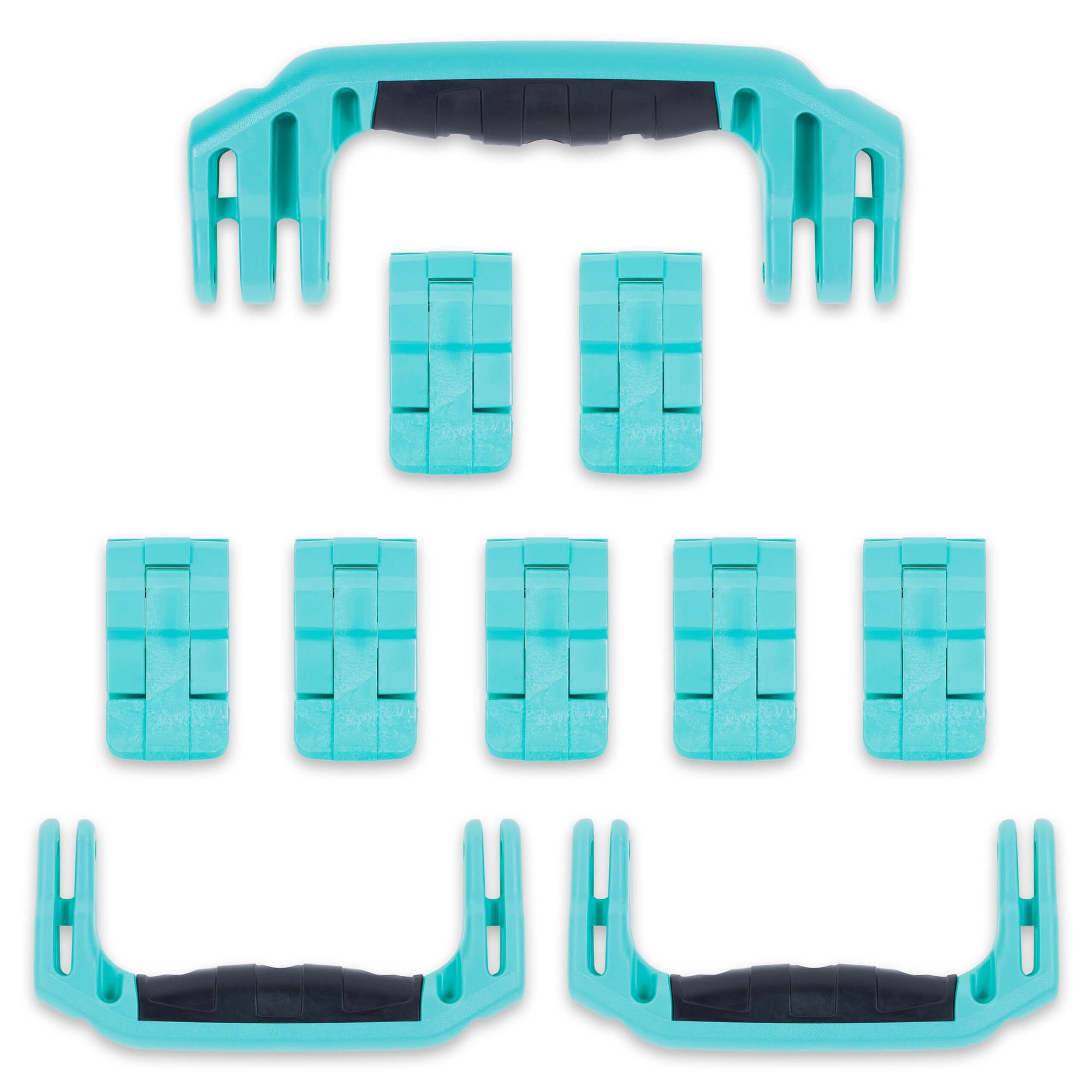 Pelican 1650 Replacement Handles & Latches Set - Teal ColorCase 