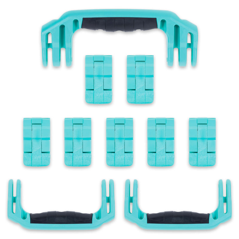 Pelican 1650 Replacement Handles & Latches Set - Teal ColorCase 