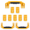 Pelican 1650 Replacement Handles & Latches Set - Yellow ColorCase