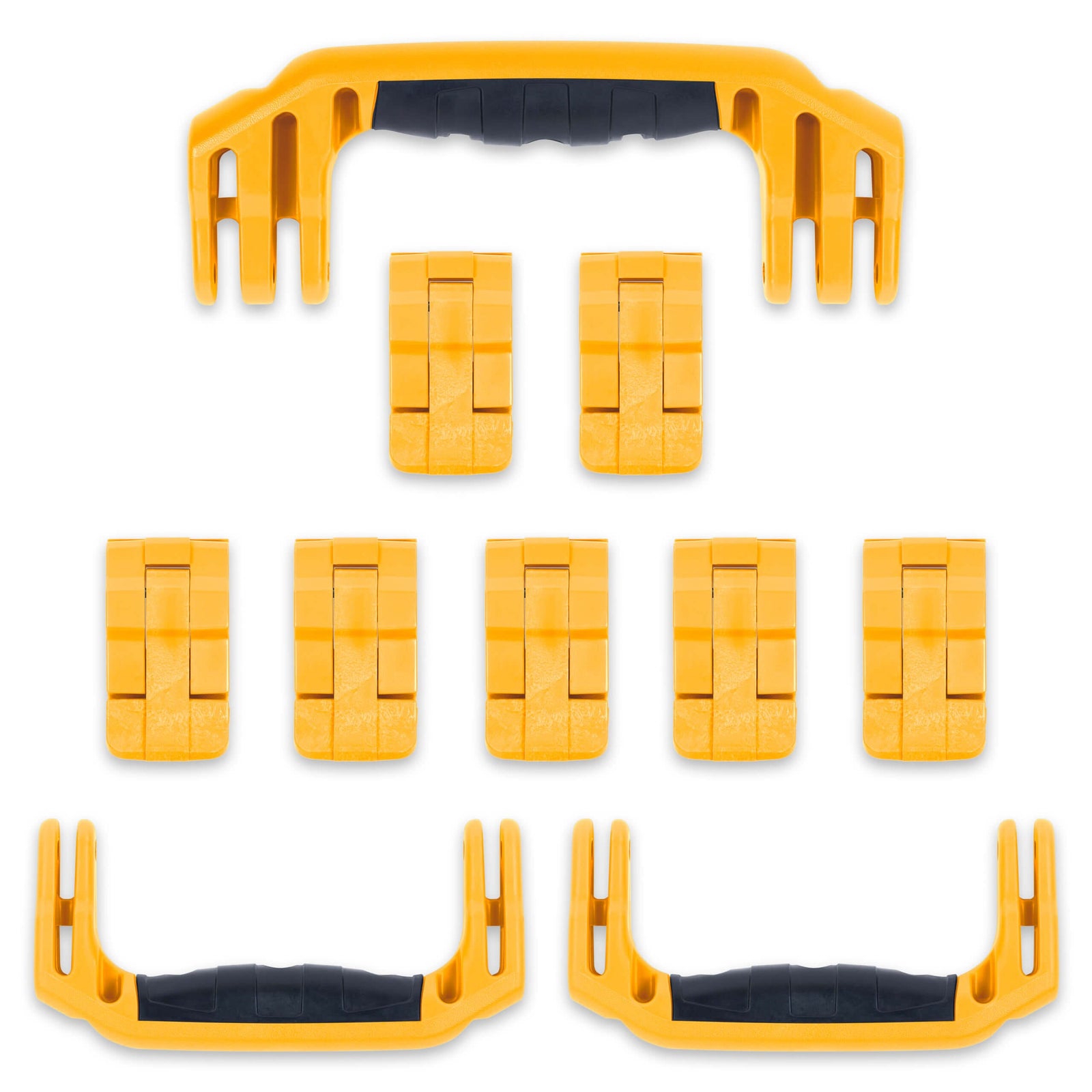 Pelican 1650 Replacement Handles & Latches Set - Yellow ColorCase 
