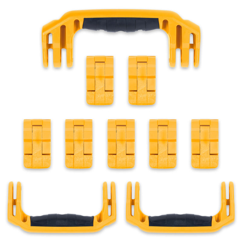 Pelican 1650 Replacement Handles & Latches Set - Yellow ColorCase 
