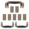 Pelican 1650 Replacement Handles & Push-Button Latches Set - Dark Desert Dirt ColorCase